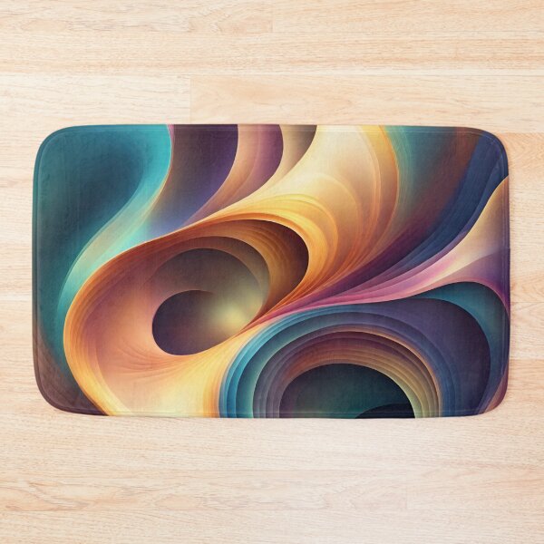 Item preview, Multicolored abstract swirls designed and sold by studio468.