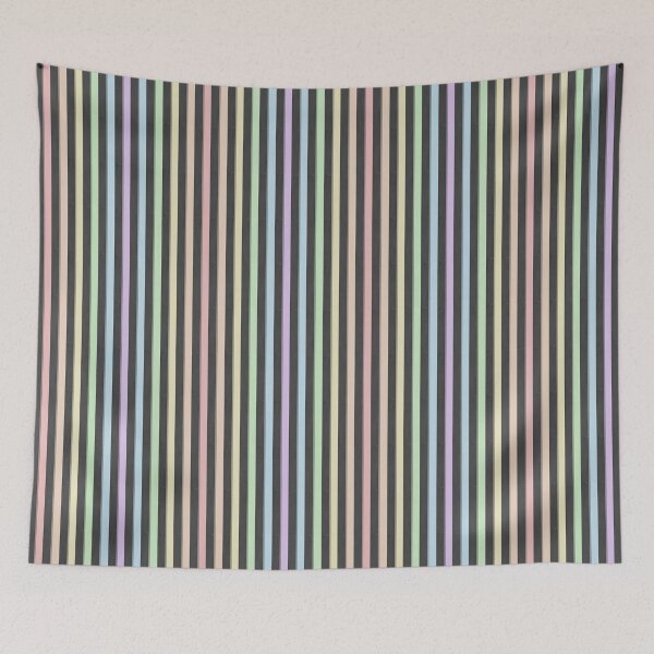Item preview, Rainbow/Black Striped designed and sold by dadjokingmama.