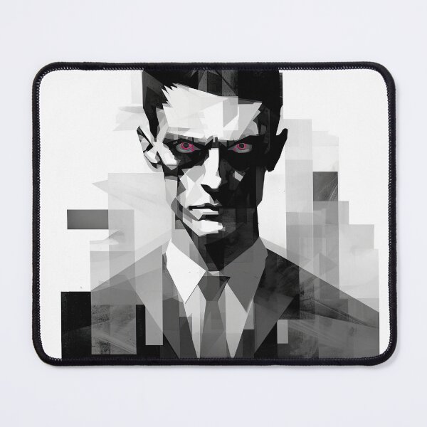 Item preview, Haunting Zombie Portrait Bauhaus Art designed and sold by ArtificialGenes.
