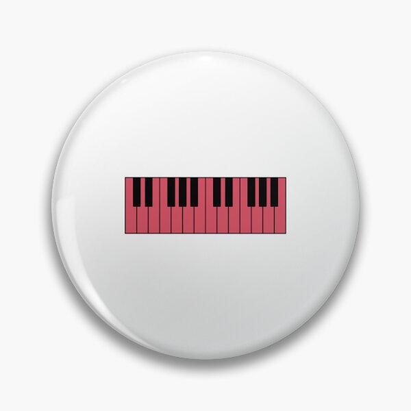 Item preview, Piano keyboard pink-red designed and sold by Inspirationmotivation.
