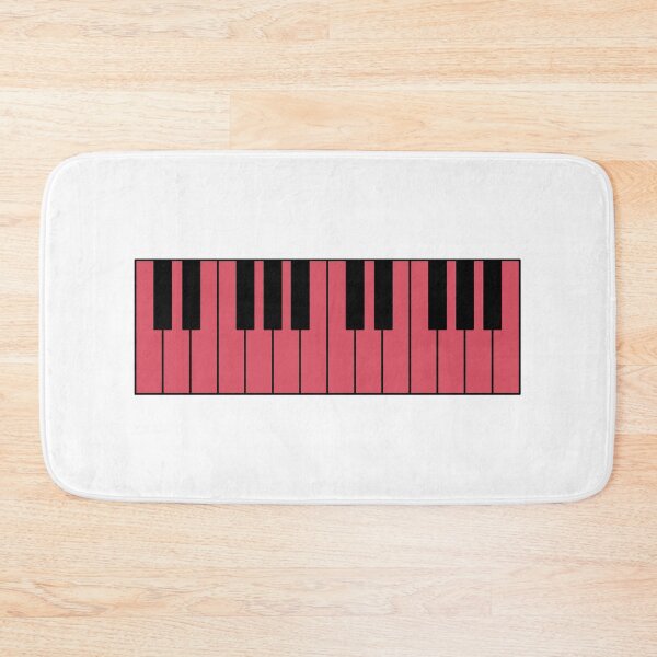Item preview, Piano keyboard pink-red designed and sold by Inspirationmotivation.