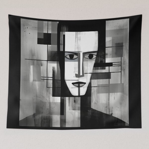 Item preview, Haunting Zombie Portrait Bauhaus Art designed and sold by ArtificialGenes.
