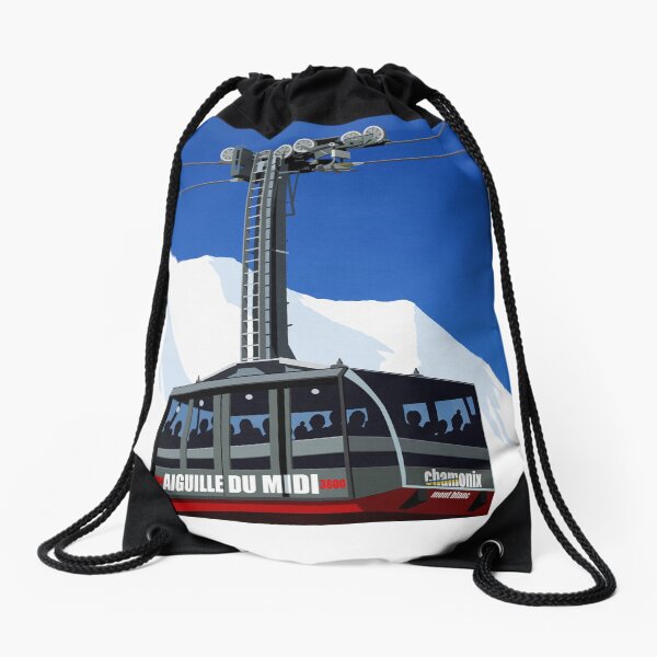 Drawstring Backpack Vintage Retro 1970s Style Eiffel Tower France Flag Gym Bag