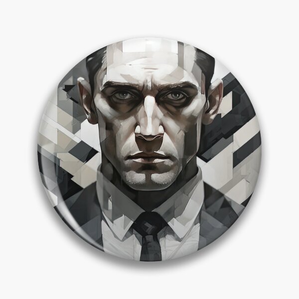 Item preview, Haunting Zombie Portrait Bauhaus Art designed and sold by ArtificialGenes.