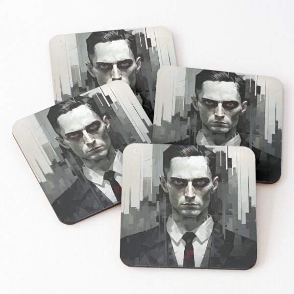 Item preview, Haunting Zombie Portrait Bauhaus Art designed and sold by ArtificialGenes.