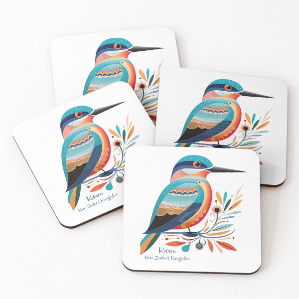 Item preview, Discover Aotearoa's Beauty: The Kōtare Collection – Apparel and Homeware Celebrating New Zealand's Kingfisher designed and sold by ThePurpleMelon.