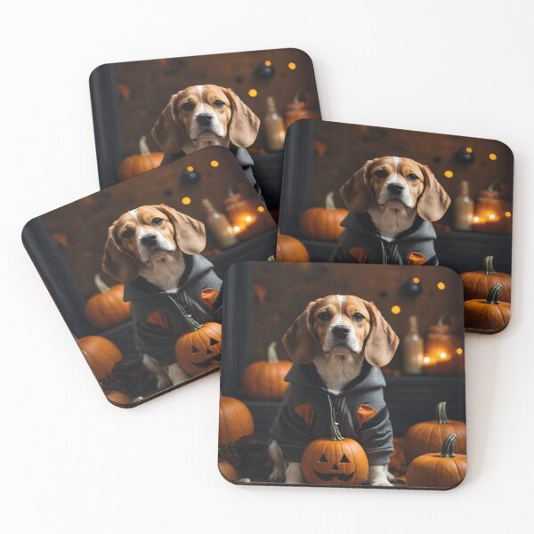 Item preview, Paws & Pumpkins: A Beagle's Halloween designed and sold by digiscapeart.