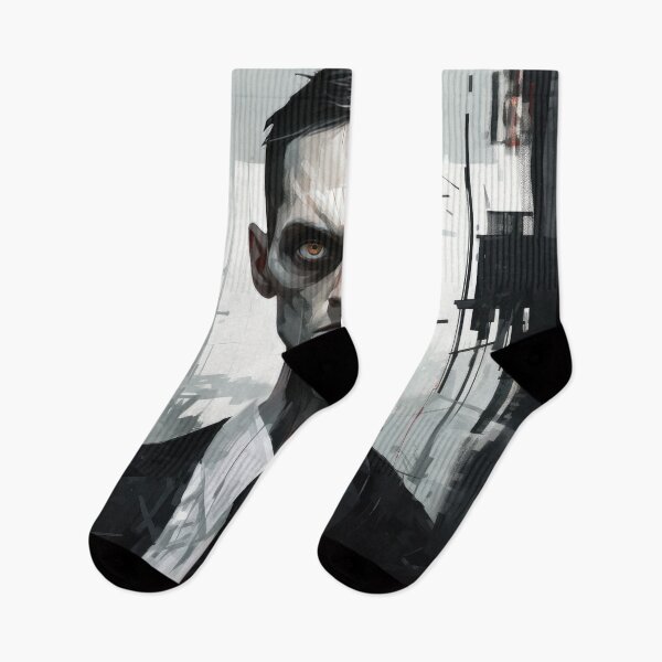 Item preview, Haunting Zombie Portrait Bauhaus Art designed and sold by ArtificialGenes.