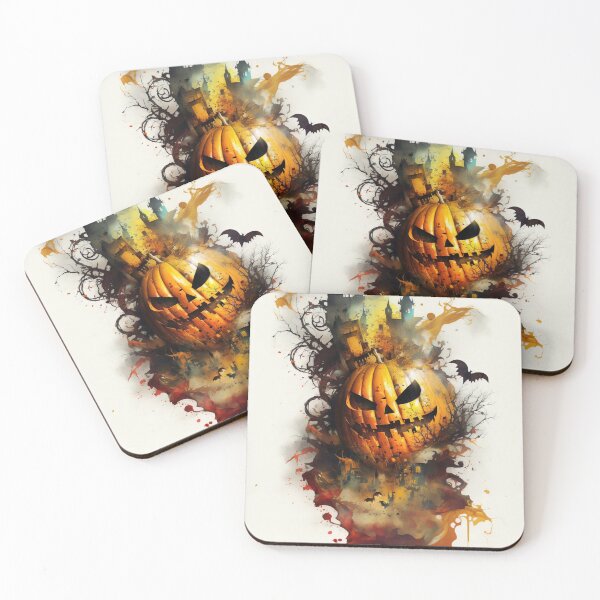 Item preview, Spooky Halloween Pumpkin: Dark Painting designed and sold by Piotrek0001.