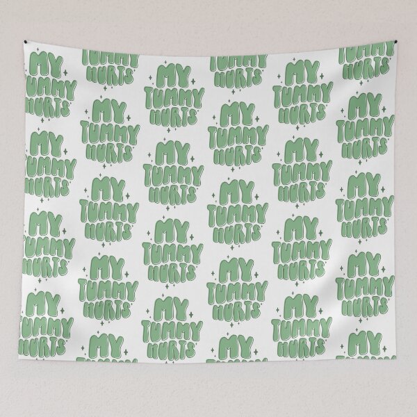 Item preview, My Tummy Hurts - Sage Green designed and sold by ts-eg.
