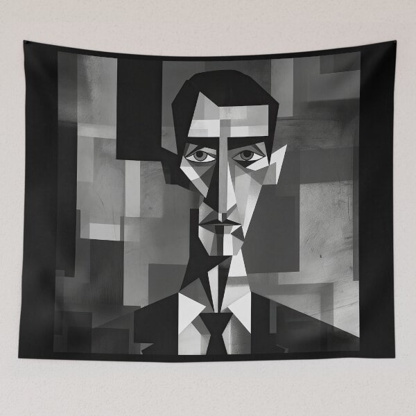 Item preview, Haunting Zombie Portrait Bauhaus Art designed and sold by ArtificialGenes.
