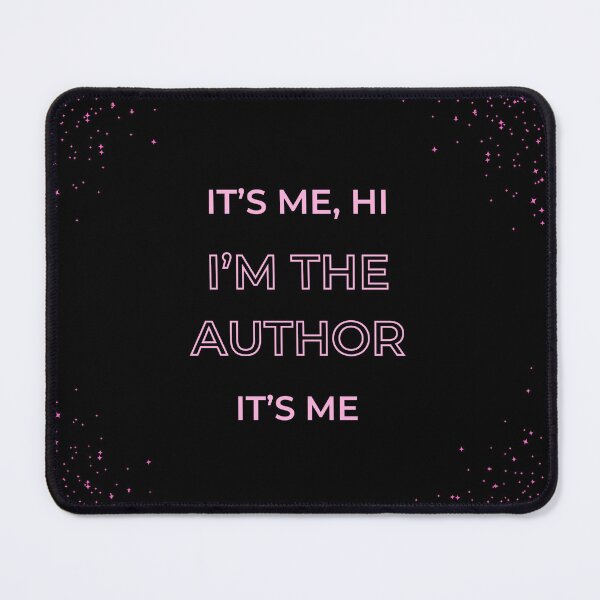 Item preview, It's Me, Hi I'm The Author It's Me in black and pink designed and sold by Susan-Marie220.