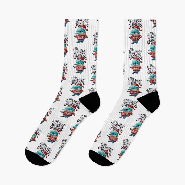 Item preview, The Festive Dolphin: Merry Christmas! designed and sold by Idea y Design.