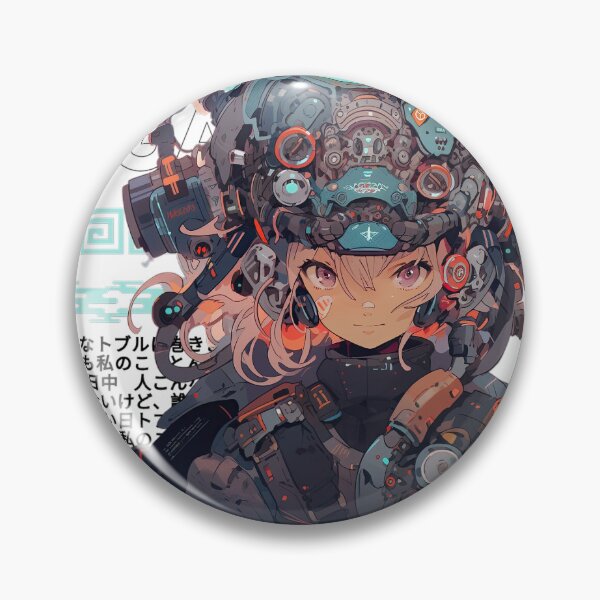 Artikelvorschau, Mecha blaues Kaga-Anime-Mädchen entworfen und verkauft von karpuz-design.