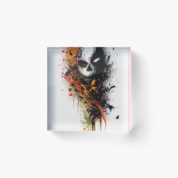 Item preview, Spooky Halloween Pumpkin: Dark Painting designed and sold by Piotrek0001.