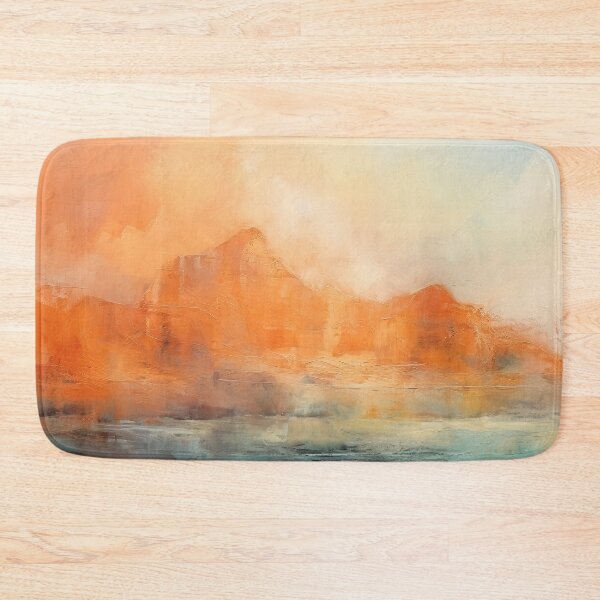 Item preview, Red Cliffs Over the Lake designed and sold by Amy Olsen.