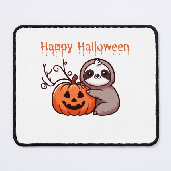 Item preview, sloth with pumpkin happy halloween designed and sold by Dominik1984.