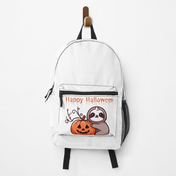 Item preview, sloth with pumpkin happy halloween designed and sold by Dominik1984.