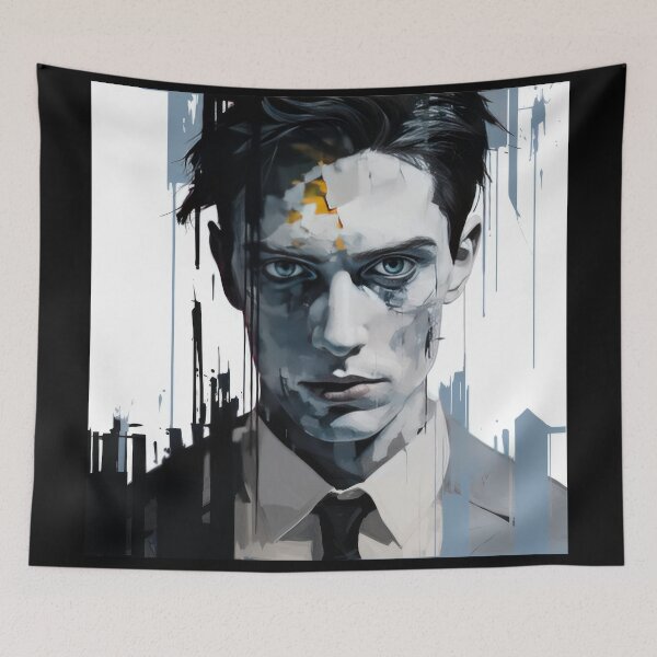 Item preview, Haunting Zombie Portrait Bauhaus Art designed and sold by ArtificialGenes.