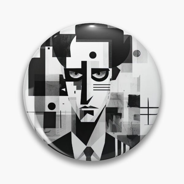 Item preview, Haunting Zombie Portrait Bauhaus Art designed and sold by ArtificialGenes.