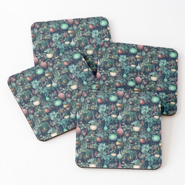 Item preview, carnivorous plant composition designed and sold by Alessandro Remo Mazzoni Remotextiles.