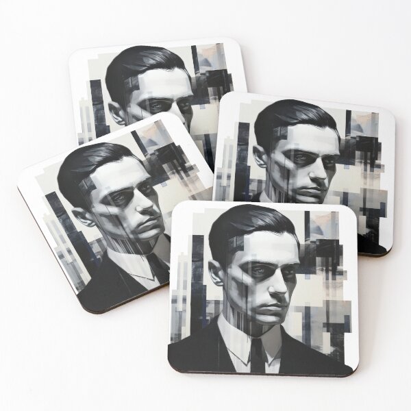 Item preview, Haunting Zombie Portrait Bauhaus Art designed and sold by ArtificialGenes.