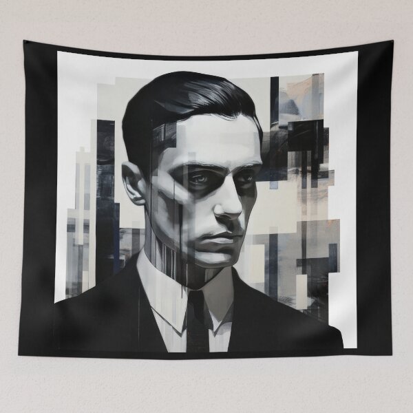 Item preview, Haunting Zombie Portrait Bauhaus Art designed and sold by ArtificialGenes.