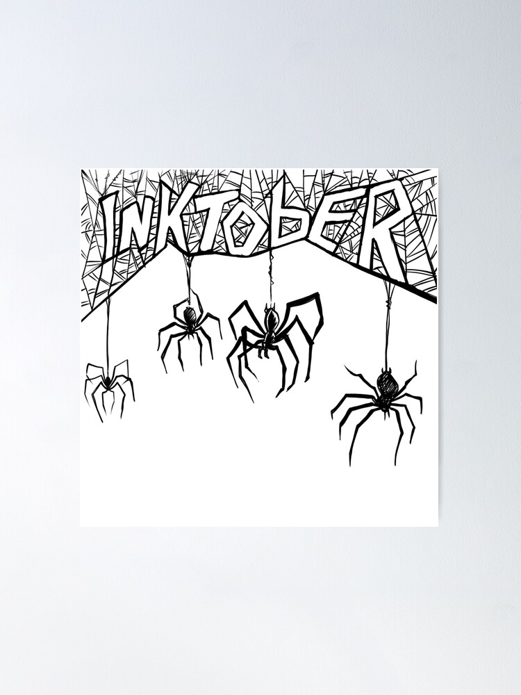 Day 2: Spiders- Ink drawing and Tattoo design! : r/Inktober