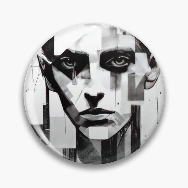 Item preview, Haunting Zombie Portrait Bauhaus Art designed and sold by ArtificialGenes.