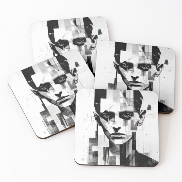 Item preview, Haunting Zombie Portrait Bauhaus Art designed and sold by ArtificialGenes.