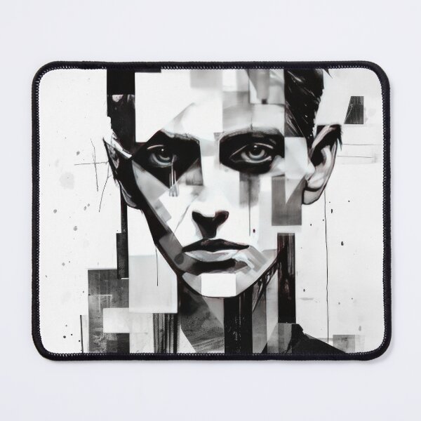 Item preview, Haunting Zombie Portrait Bauhaus Art designed and sold by ArtificialGenes.