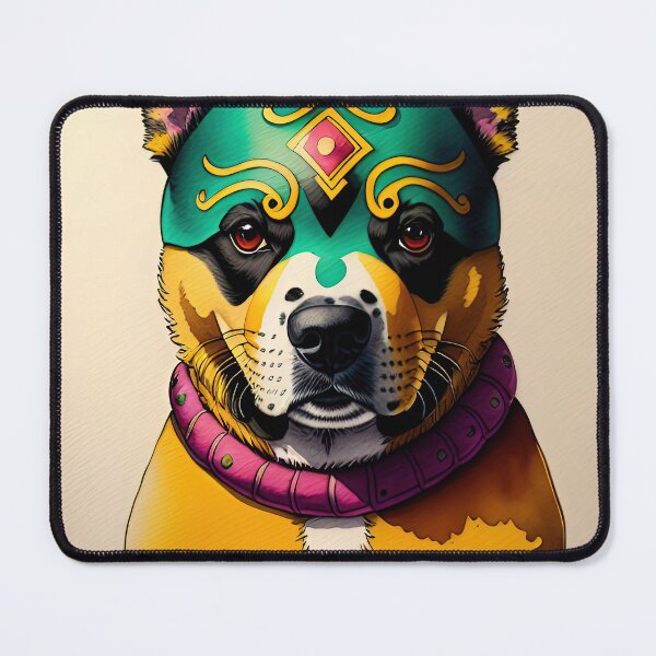 Item preview, Luchador Doggy designed and sold by GooGooPop.