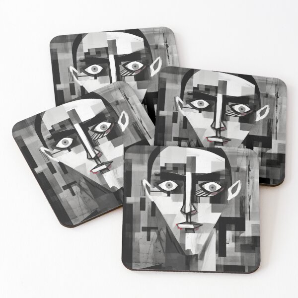 Item preview, Haunting Zombie Portrait Bauhaus Art designed and sold by ArtificialGenes.