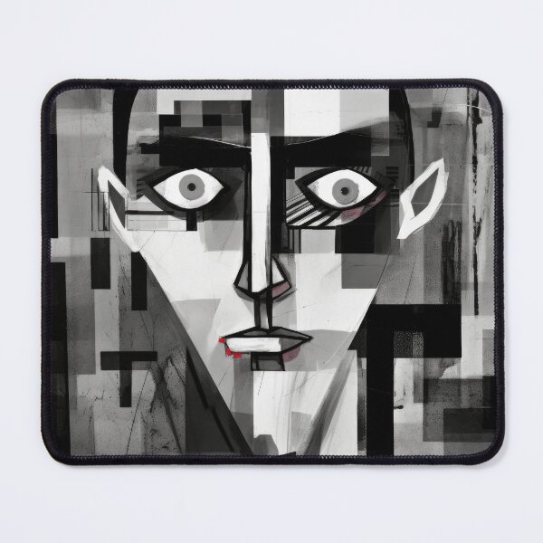Item preview, Haunting Zombie Portrait Bauhaus Art designed and sold by ArtificialGenes.