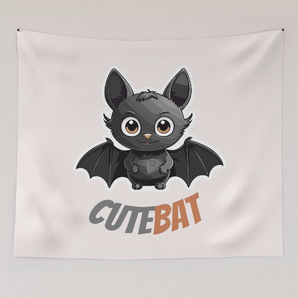 Item preview, Little Cute Bat On Halloween HQ designed and sold by Psycho-Crazy.