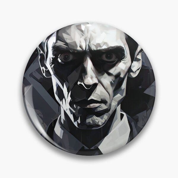 Item preview, Haunting Zombie Portrait Bauhaus Art designed and sold by ArtificialGenes.