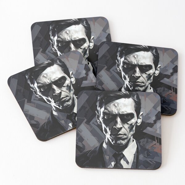 Item preview, Haunting Zombie Portrait Bauhaus Art designed and sold by ArtificialGenes.
