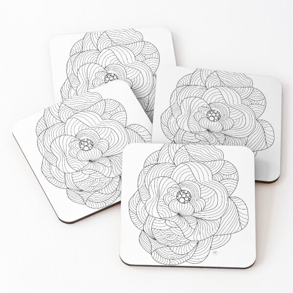 Item preview, Zentangle flower designed and sold by Mir-oli.