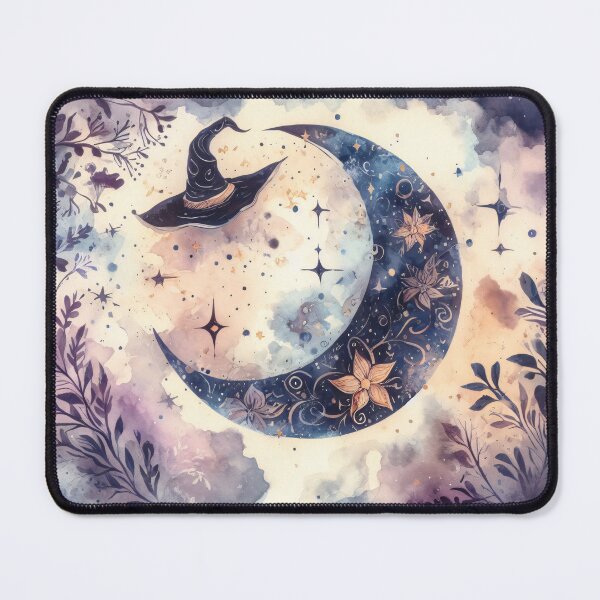 Item preview, Enchanted Witch's Hat in the Crescent Moon designed and sold by Library Girl.