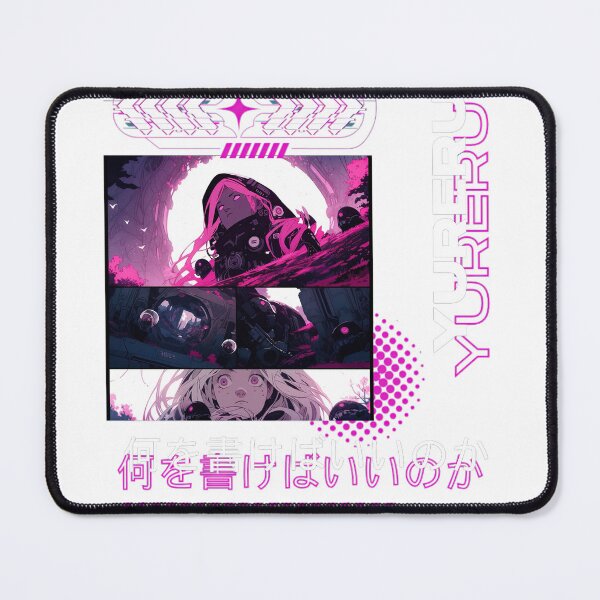 Item preview, Pink purple anime girls yureru designed and sold by karpuz-design.