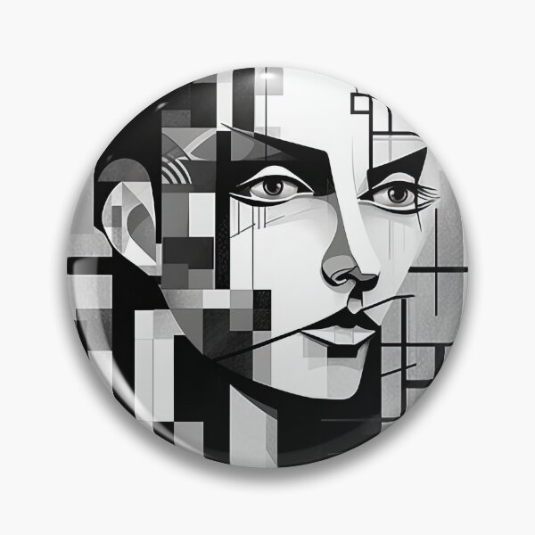 Item preview, Haunting Zombie Portrait Bauhaus Art designed and sold by ArtificialGenes.