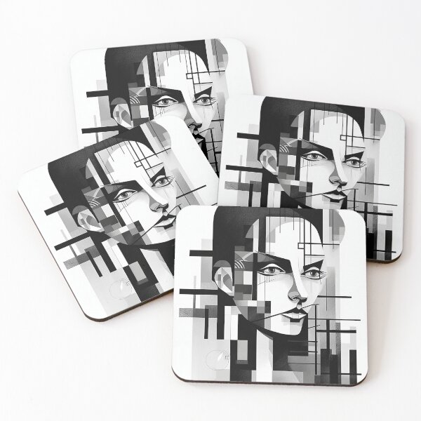Item preview, Haunting Zombie Portrait Bauhaus Art designed and sold by ArtificialGenes.