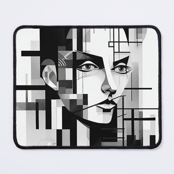 Item preview, Haunting Zombie Portrait Bauhaus Art designed and sold by ArtificialGenes.