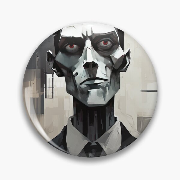 Item preview, Haunting Zombie Portrait Bauhaus Art designed and sold by ArtificialGenes.