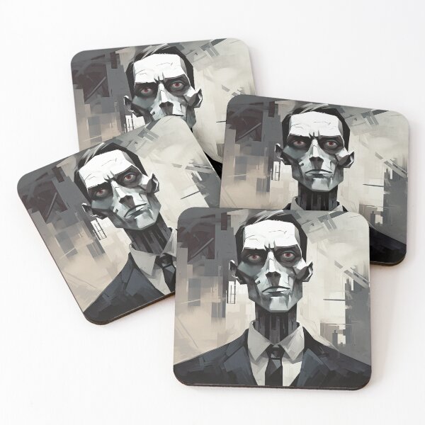 Item preview, Haunting Zombie Portrait Bauhaus Art designed and sold by ArtificialGenes.