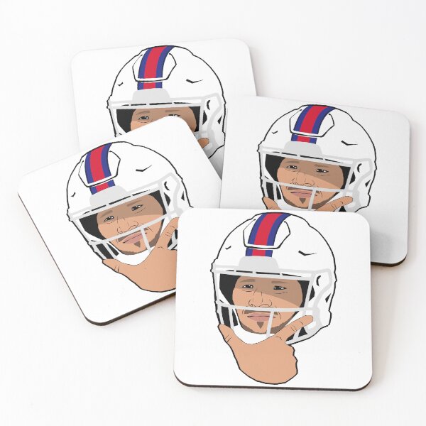 Artikelvorschau, Josh Allen denkt über Emoji-Rechnungen nach entworfen und verkauft von Digital Spurs.