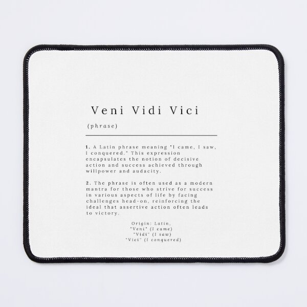 Item preview, Veni, Vidi, Vici - Dictionary Definition designed and sold by StoicWisdom.