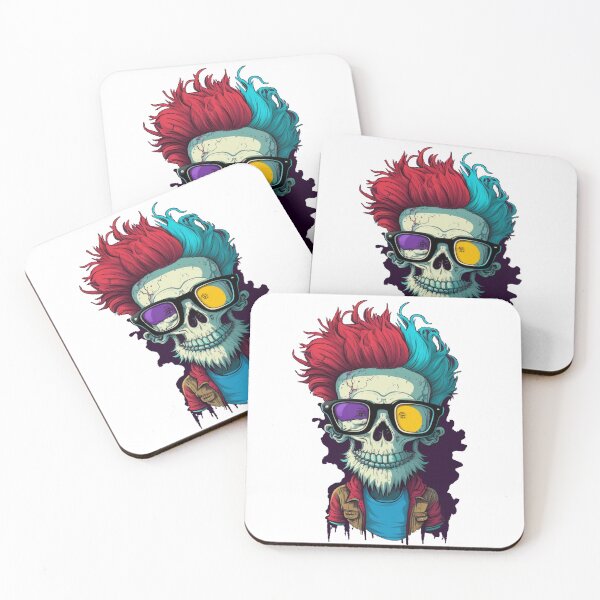 Item preview, Wild Skeleton Pop Art Design designed and sold by GrimAndGrind.