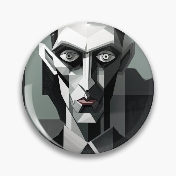 Item preview, Haunting Zombie Portrait Bauhaus Art designed and sold by ArtificialGenes.
