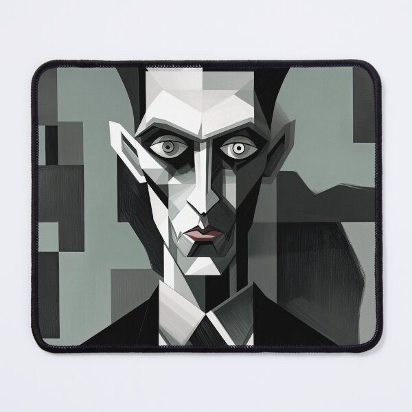Item preview, Haunting Zombie Portrait Bauhaus Art designed and sold by ArtificialGenes.